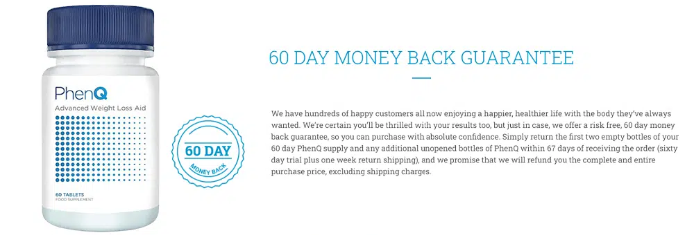 PhenQ Moneyback Guarantee